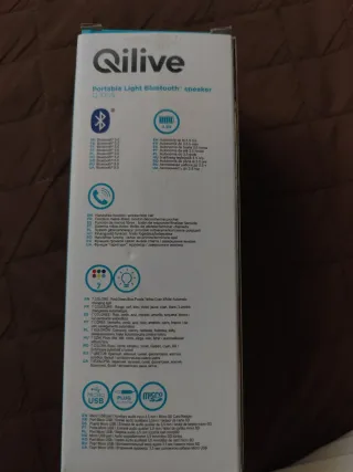 Altavoz Bluetooth Qilive Portátil Lamp.