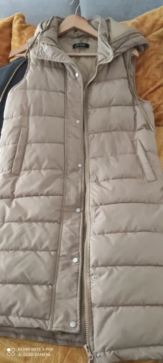 Chaleco largo Just For You beige