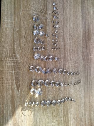 Lágrimas de cristal lámpara antigua