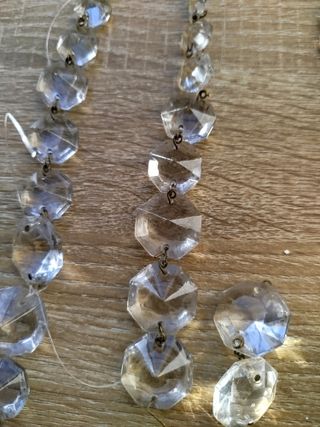 Lágrimas de cristal lámpara antigua