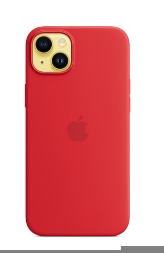 Apple Custodia in silicone con MagSafe per iPhone 14 Plus - (PRODUCT)RED