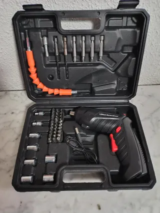 Atornillador Inalámbrico con Accesorios