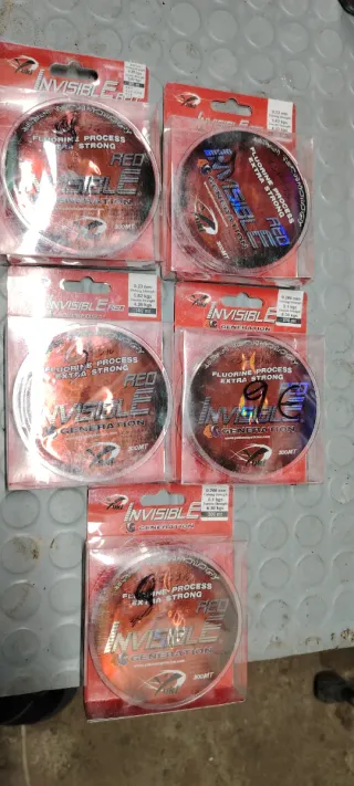 Filo da pesca Yuki Invisible Red 300MT