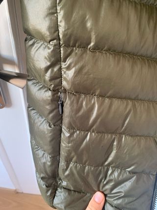 Plumífero Uniqlo Verde Talla S