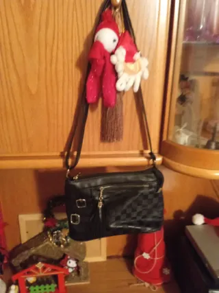 Bolso piel negro pequeño