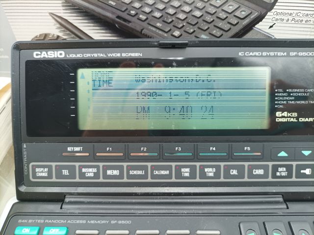 Agenda Electrónica Casio SF-9500