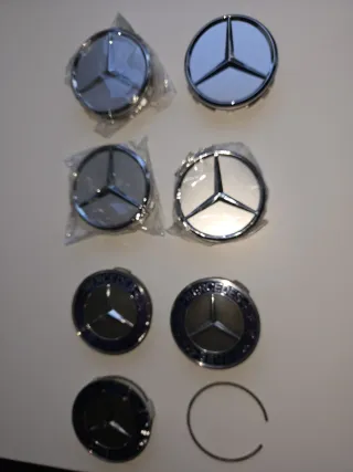 7 Tapas de llanta Mercedes Benz