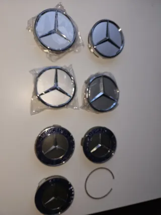 7 Tapas de llanta Mercedes Benz