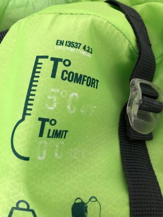 Saco de dormir infantil verde