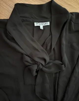 Camisa El Corte Inglés Negra Talla 44