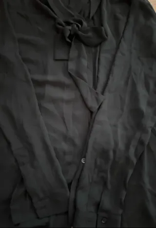 Camisa El Corte Inglés Negra Talla 44