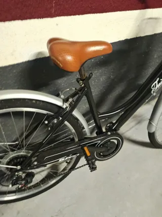 Bicicleta Fairway Negra con Cesta