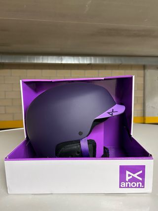 Casco Anon esquí/snowboard mujer morado