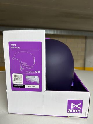 Casco Anon esquí/snowboard mujer morado
