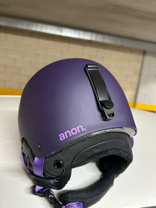 Casco Anon esquí/snowboard mujer morado