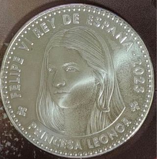 Moneda 40 Euros Princesa Leonor