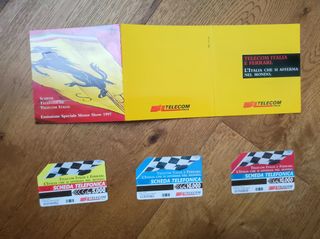 Schede telefoniche "Ferrari" con folder