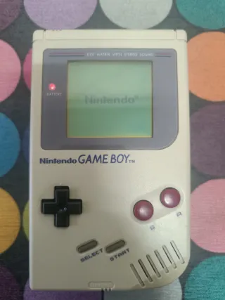 SOLO Carcasa y pantalla original de Game Boy DMG