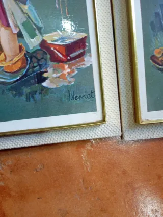 Set di 4 quadri VINTAGE per bambini