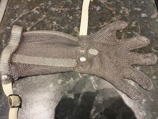 Guantes malla anticorte de trabajo, Small  size