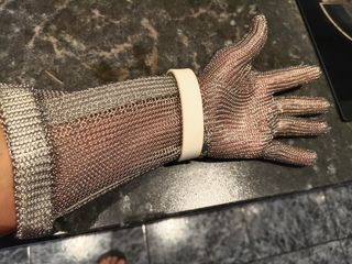 Guantes malla anticorte de trabajo, Small  size