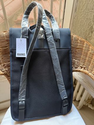 Mochila Rains Negra/Gris