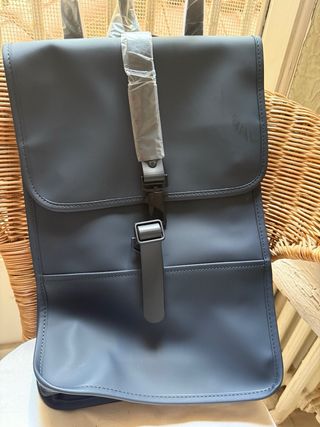 Mochila Rains Negra/Gris