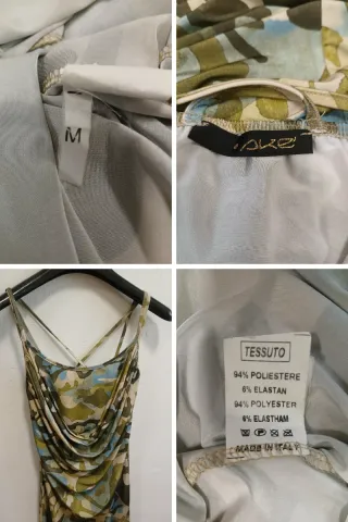 Vestito leggero fantasia camouflage taglia M