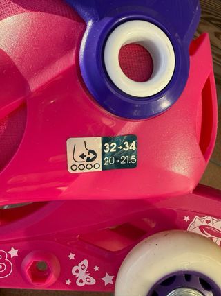 Patines Decathlon Play 3 Rosas y Morados (32-34)