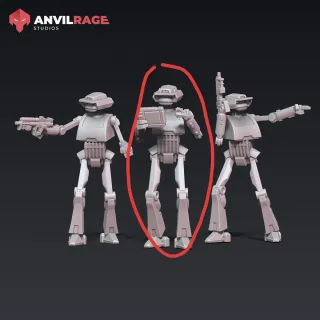 13 Figuras Resina 28mm Star Wars