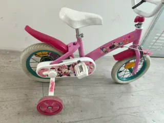 Bicicleta Infantil Minnie Mouse Rosa
