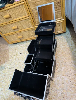 Maleta de viaje para maquillaje y cosméticos