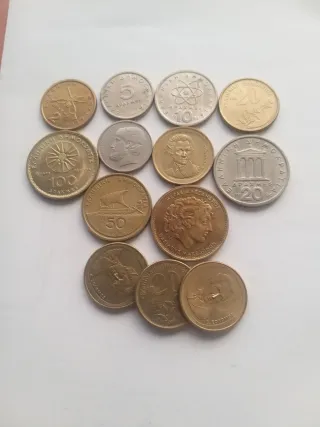 Lote monedas Grecia Dracmas