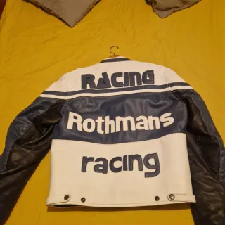 Chaqueta Moto Rothmans Racing Cuero
