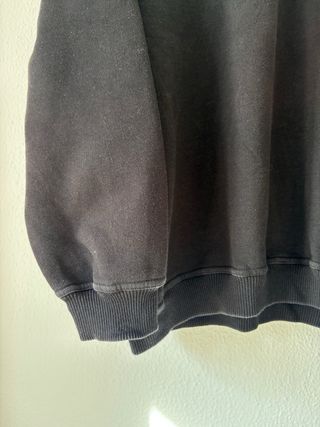 Sudadera Fila Media Cremallera Negra Talla L