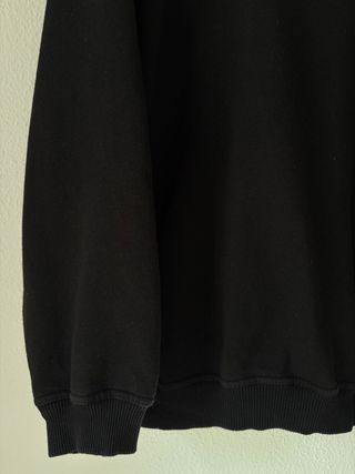 Sudadera Fila Media Cremallera Negra Talla L