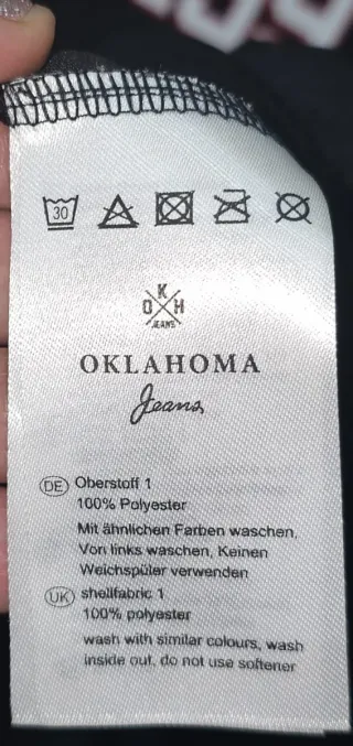 Canotta Oklahoma 1993 Nera Rossa