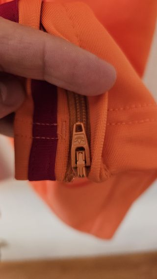Pantalón Adidas Ancho Mujer Naranja