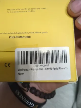Protector Cristal Templado VistaProtect iPhone 15