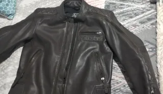 Chaqueta de cuero Alpinestars para moto