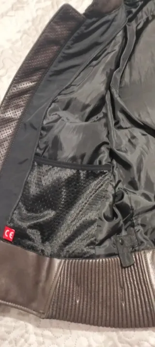 Chaqueta de cuero Alpinestars para moto