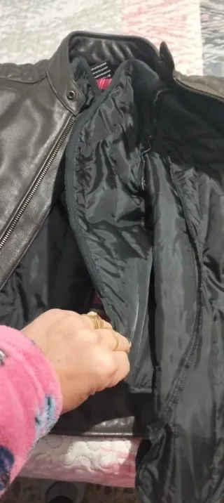 Chaqueta de cuero Alpinestars para moto