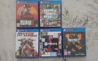 Ps4 Slim 1TB + Mando + 5 Juegos