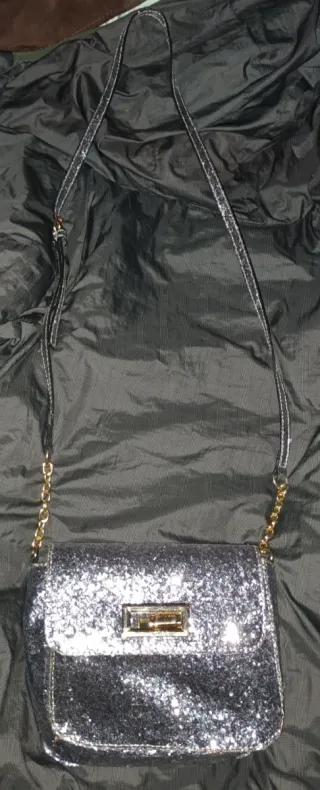 Borsa glitter Tally Weijl argento