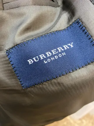 Americana Burberry Hombre Talla 52 Gris