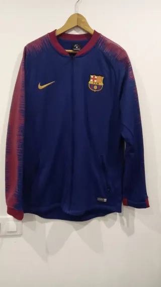 Chaqueta FC Barcelona Nike Azul y Rojo