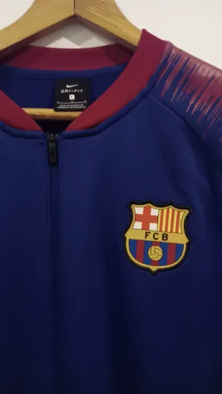 Chaqueta FC Barcelona Nike Azul y Rojo