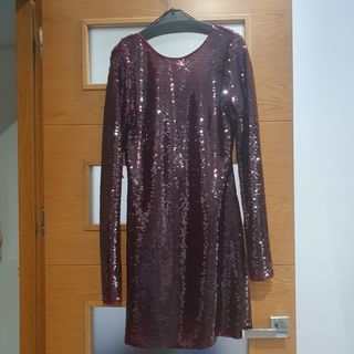 Vestido Mango lentejuelas fiesta