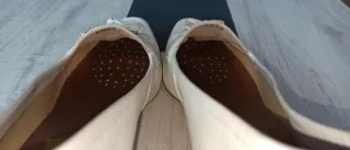 Zapatos de tacón blancos talla 40