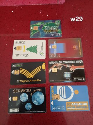 7 Carte Telefoniche Spagna